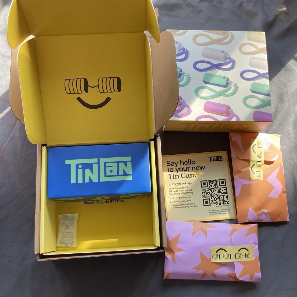Tin Can Box Only Lemon Color Does Not Include Phone Only Includes Box